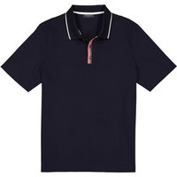 Maerz Herren Polo-Shirt blau Baumwolle von Maerz