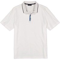 Maerz Herren Polo-Shirt weiß Baumwolle von Maerz