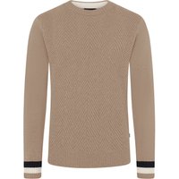 Maerz Pullover aus Merinowolle mit Fischgrät-Webmuster in 50 von Maerz