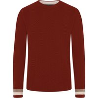 Maerz Pullover aus Merinowolle mit Fischgrät-Webmuster in 52 von Maerz