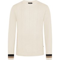 Maerz Pullover aus Merinowolle mit Fischgrät-Webmuster in 54 von Maerz