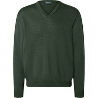 Maerz Pullover mit V-Ausschnitt aus maschinenwaschbarer Merinowolle in 56 von Maerz