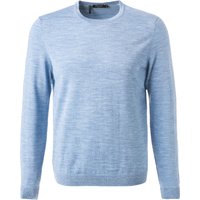 Maerz Herren Pullover blau unifarben von Maerz