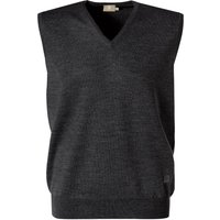 MAERZ Muenchen Herren V-Pullunder grau unifarben von maerz muenchen