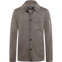 Maerz Strickhemd aus Schurwolle mit aufgesetzter Brusttasche in 50 von Maerz