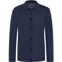 Maerz Strickhemd aus Schurwolle mit aufgesetzter Brusttasche in 54 von Maerz