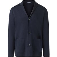 Maerz Strickjacke Milano aus Premium Garn-Merinowolle mit Reverskragen in 56 von Maerz