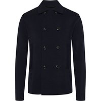 Maerz Strickjacke aus Schurwolle mit zweireihiger Knopfleiste in 50 von Maerz