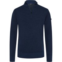 Maerz Stricktroyer aus einem Wollmix mit Logopatch am Ärmel in 52 von Maerz