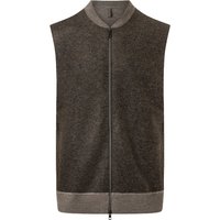 Maerz Strickweste aus gekochter Wolle mit Zip in 50 von Maerz