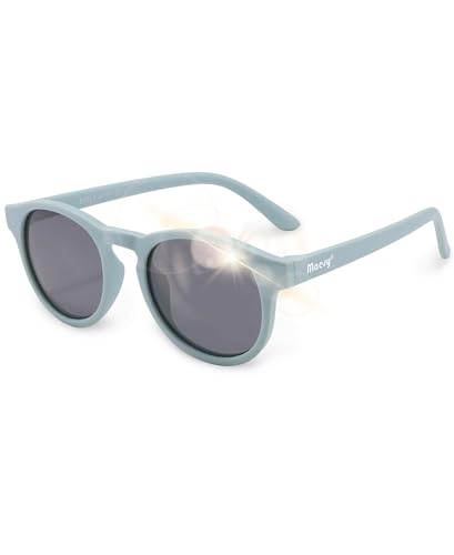 Maesy - Kinder Sonnenbrille Faela - 3-6 Jahre - flexibel biegbar - Polarisierte UV400 Schutz - Kleinkinder und Dreikäsehochs - Jungen und Mädchen - Kindersonnenbrille rund von Maesy