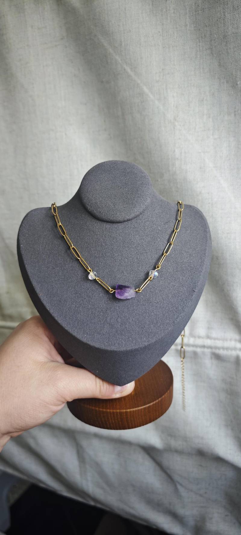 Amethyst Halskette Amethyst Halskette von MaexJewellery