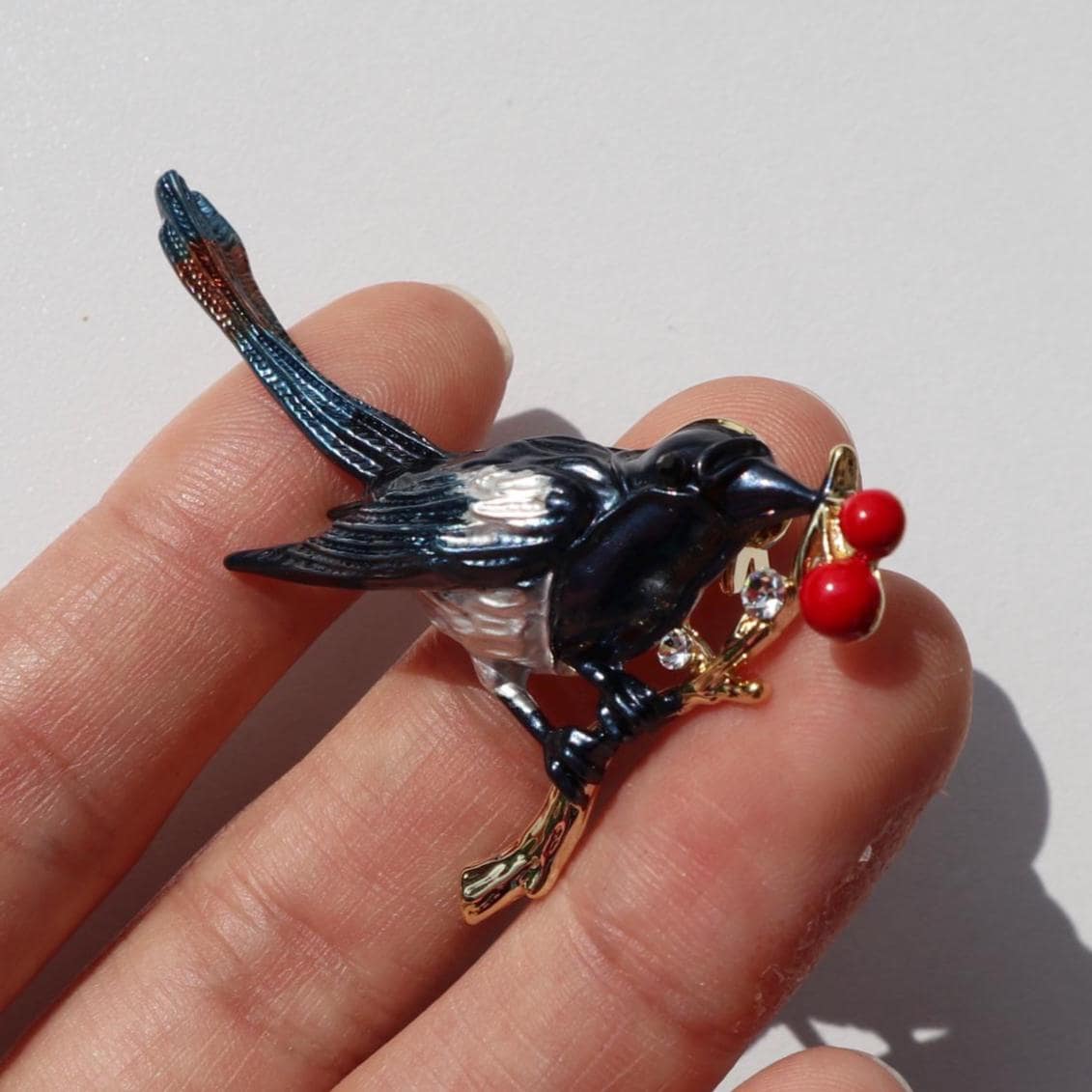 Blauer Vogel Brosche Legierung Unisex Party Pin von MafukooBrosche
