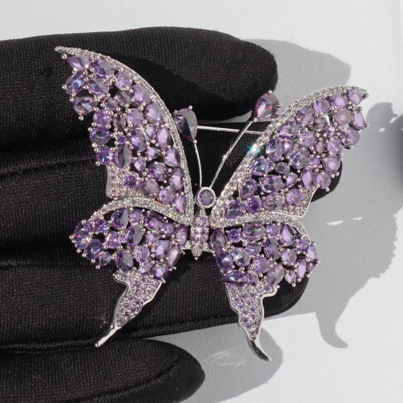 Elegante Schmetterling Brosche Legierung Party Pin von MafukooBrosche