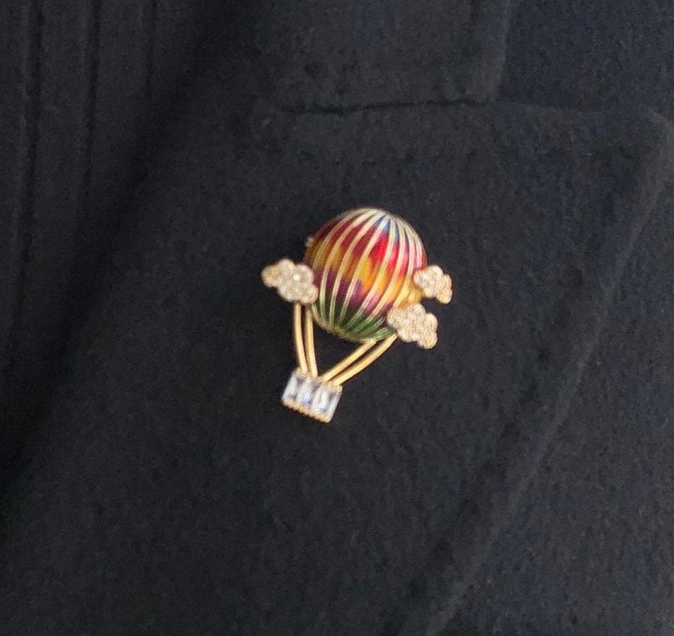 Heißluftballon Brosche Legierung Pin Abzeichen, Elegantes Party Geschenk Heißluftballon Brosche Legierung Pin Abzeichen, Elegantes Party Geschenk von MafukooBrosche