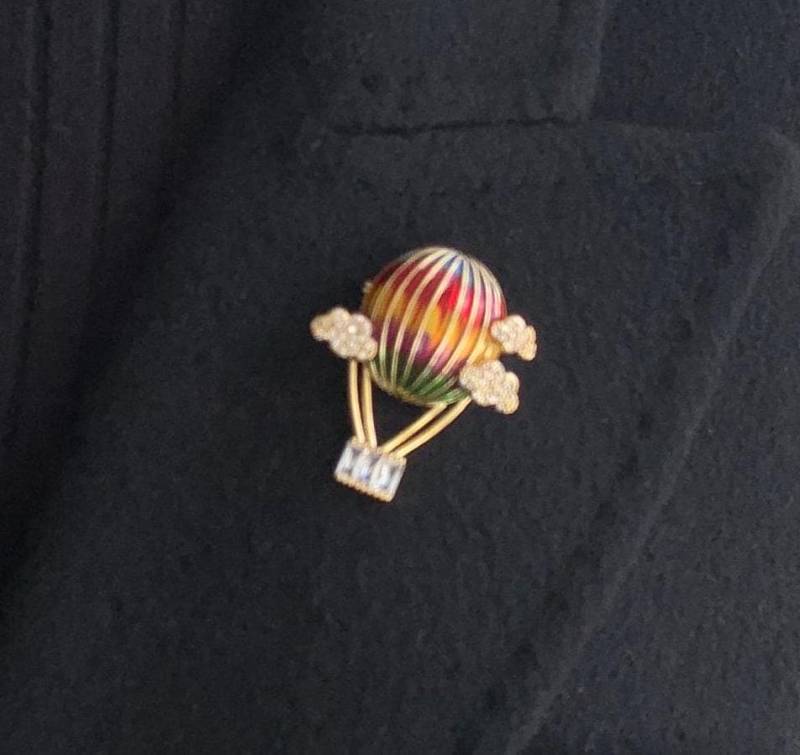 Heißluftballon Brosche Legierung Pin Abzeichen, Elegantes Party Geschenk Heißluftballon Brosche Legierung Pin Abzeichen, Elegantes Party Geschenk von MafukooBrosche