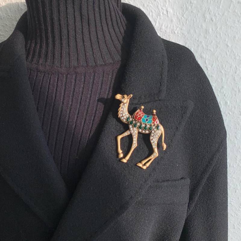 Kamelbrosche Unisex Legierung Anzug Zubehör Kamelbrosche Unisex Legierung Anzug Zubehör von MafukooBrosche