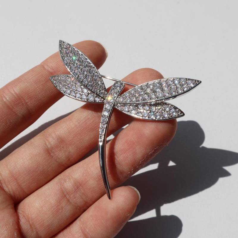 Libelle Brosche Splitterfarbe Pins Schmuck Geschenk Unisex Elegant Pin Weihnachten Geburtstagsgeschenk von MafukooBrosche