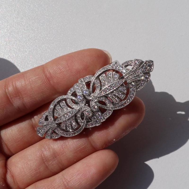 Silber Legierungs-Brosche Elegantes Unisexschmuckgeschenk von MafukooBrosche