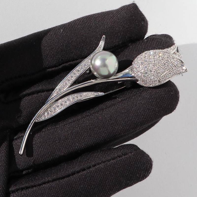 Tulpen Brosche Splitterfarbe Unisex Pins Hochzeit Weihnachtsgeschenk von MafukooBrosche