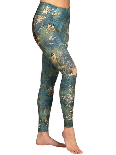 Magadi Yoga Leggings CAMO komfortables Stretchmaterial, eingearbeitete Tasche von Magadi