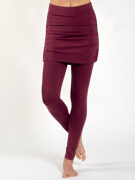 Magadi Yoga Leggings LARA mit Rock aus Naturmaterial von Magadi