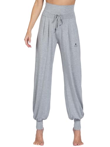 Magadi Yogahose Florence Grey aus Naturmaterial M von Magadi