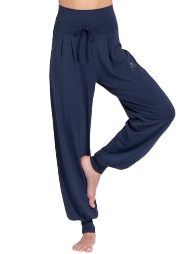 Magadi Yogahose Florence Navy aus Naturmaterial S von Magadi