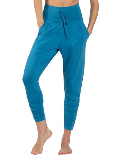 Magadi Yogahose Francis Aqua aus Naturmaterial L von Magadi