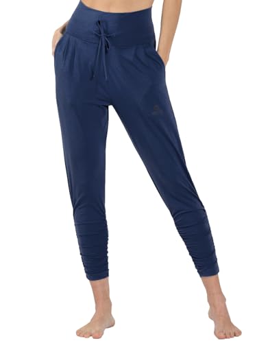 Magadi Yogahose Francis Navy aus Naturmaterial L von Magadi