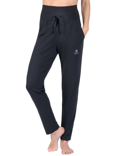 Magadi Yogahose Susan Schwarz aus Naturmaterial M von Magadi