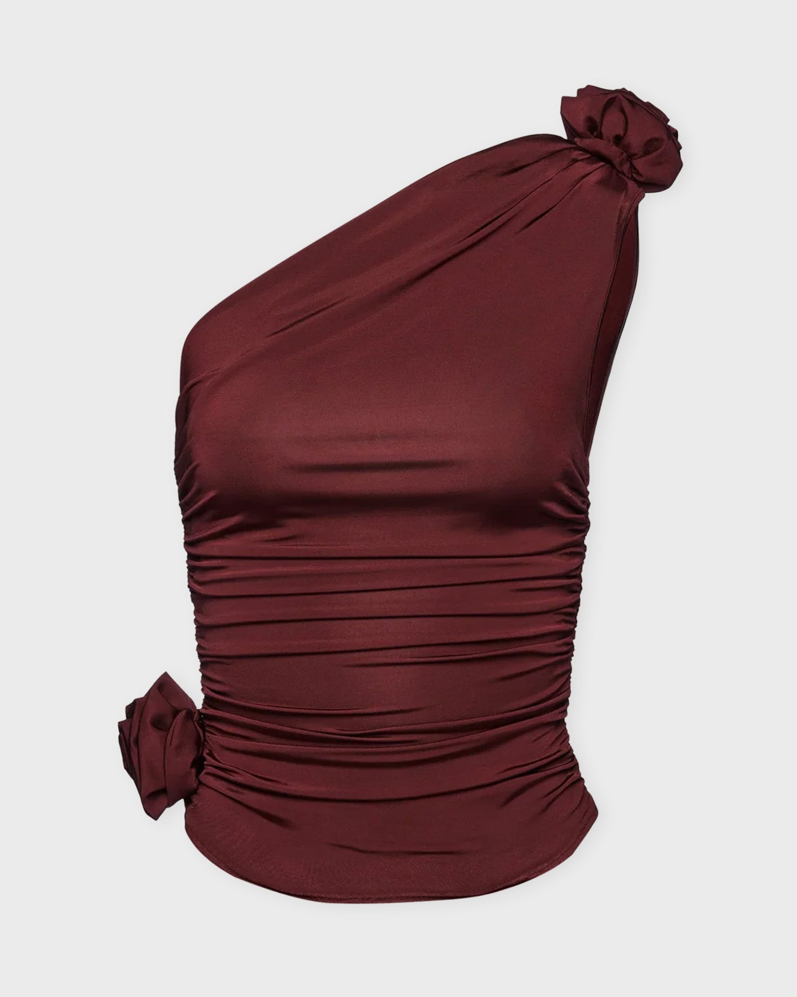 Magda Butrym Top One Shoulder Bordeaux Bordeaux von Magda Butrym