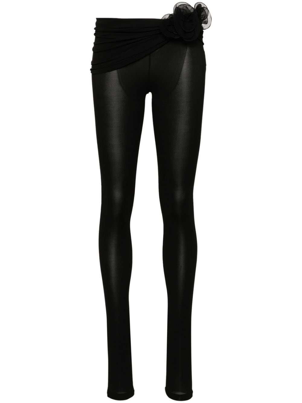 Magda Butrym Leggings mit Applikationen - Schwarz von Magda Butrym