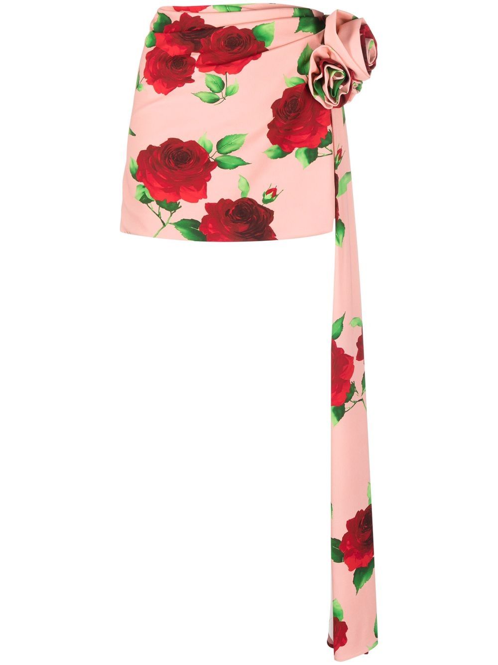 Magda Butrym Minirock mit Rosen-Print - Rosa von Magda Butrym