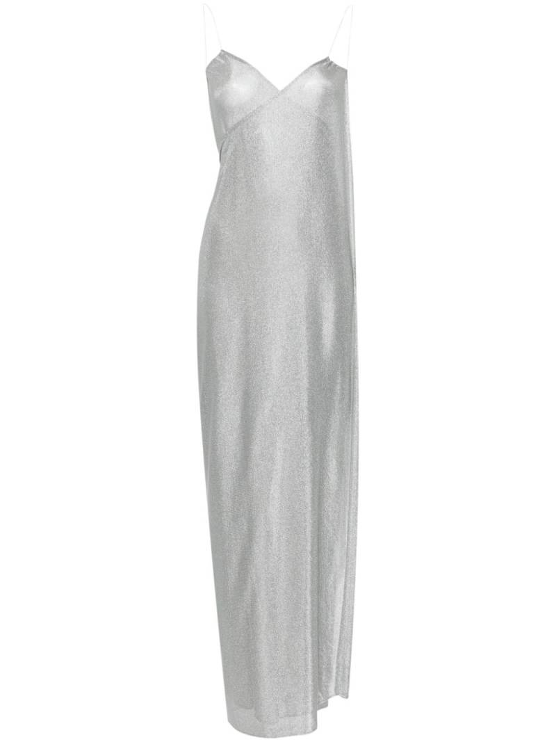 Magda Butrym wrap-design dress - Silber von Magda Butrym