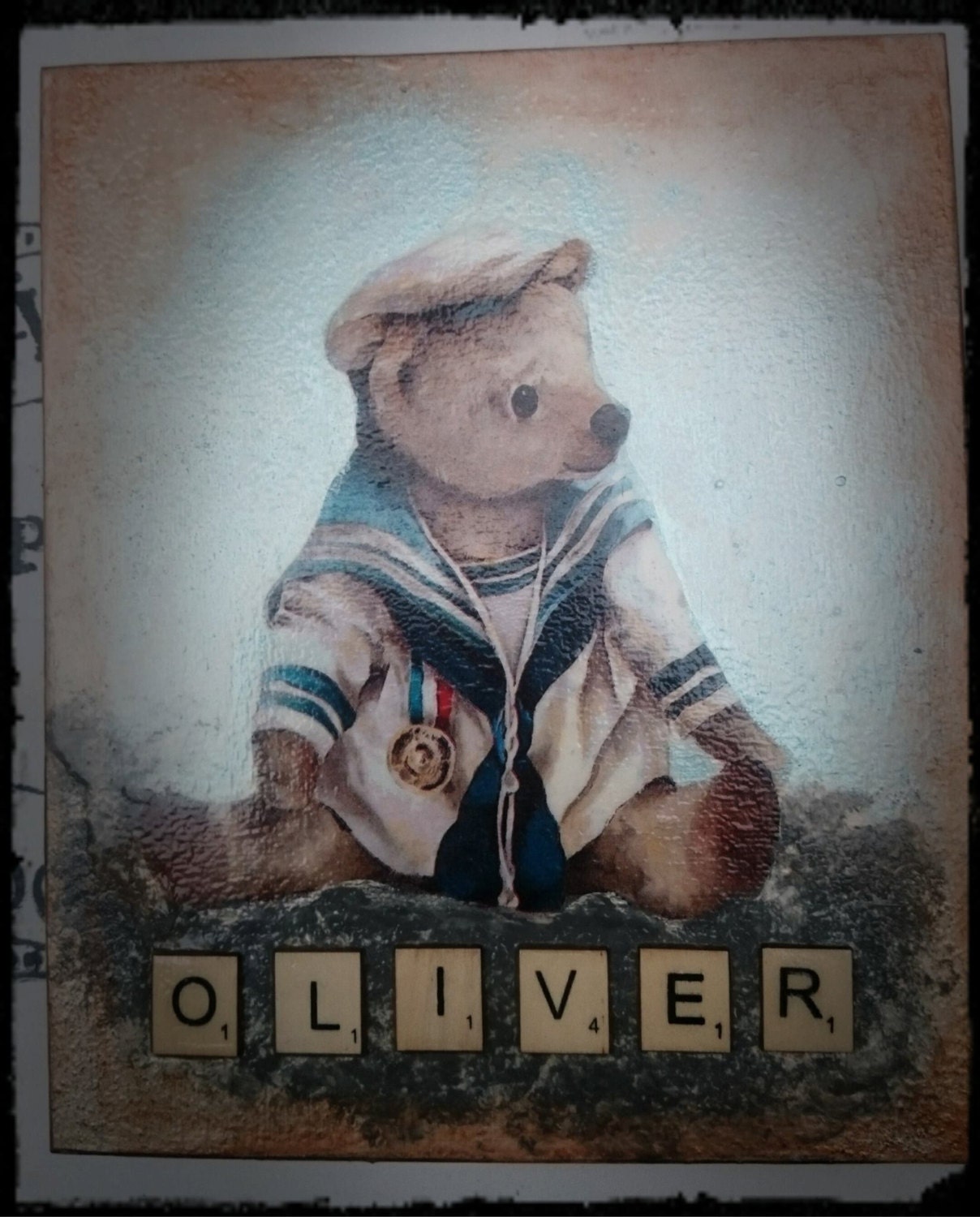Baby-Oliver Geschenk Idee-Personalisiert, Tedy Bär, Andenken Kasten, Baby Junge Erste Weihnachten, Babyjungen Ersten Geburtstag, Taufe Für Oliver Baby-Oliver Geschenk Idee-Personalisiert, Tedy Bär, Andenken Kasten, Baby Junge Erste Weihnachten, Babyjungen Ersten Geburtstag, Taufe Für Oliver von MagdalenaMagic