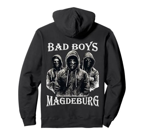 Magdeburg T-Shirt Magdeburger Ultras Magdeburg Herren Pullover Hoodie von Magdeburg Bad Boys Shop