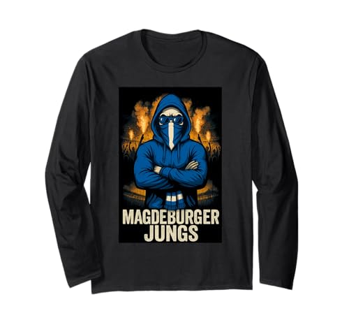 Magdeburg Fan Shirt Fanblock Magdeburger Jungs Herren Männer Langarmshirt von Magdeburg Fan Shop IBK