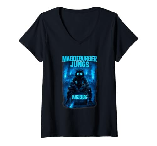 Damen Magdeburg Fan Shirt Fanblock Magdeburger Jungs Herren Männer T-Shirt mit V-Ausschnitt Damen Magdeburg Fan Shirt Fanblock Magdeburger Jungs Herren Männer T-Shirt mit V-Ausschnitt von @Magdeburg Magdeburger Jungs