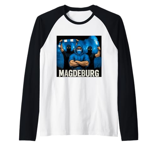 Magdeburg Fan Shirt Fanblock Magdeburger Jungs Herren Männer Raglan Magdeburg Fan Shirt Fanblock Magdeburger Jungs Herren Männer Raglan von Magdeburger Ultras Shop IBK