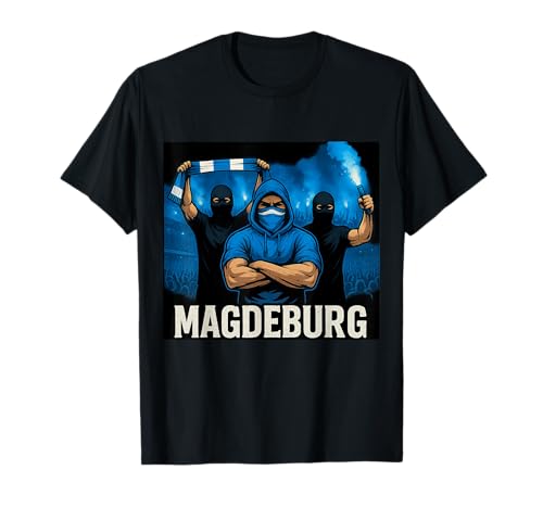 Magdeburg Fan Shirt Fanblock Magdeburger Jungs Herren Männer T-Shirt von Magdeburger Ultras Shop IBK