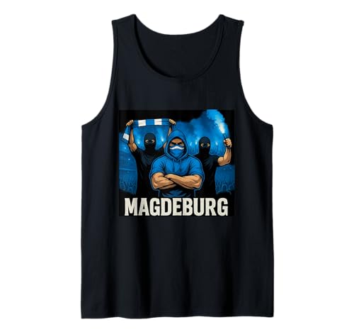Magdeburg Fan Shirt Fanblock Magdeburger Jungs Herren Männer Tank Top von Magdeburger Ultras Shop IBK