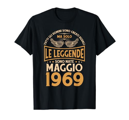 Geburtstag Männer Geschenk Frau Legenden Mai 1969 T-Shirt Geburtstag Männer Geschenk Frau Legenden Mai 1969 T-Shirt von Maggio 1969 Compleanno
