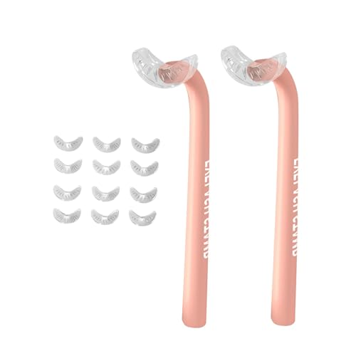 2 Stücke Winged Tip Aid Winged Schablone Augenbrauenstift Schablone DIY Untere Wimpernverlängerung für Lippenlinie, Rosa von MagiDeal