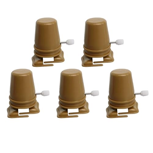 MagiDeal 5 Stück Uhrwerk Roboter mit Beinen Kinderspielzeug Aufziehspielzeug Bewegungsmechanismus Bewegung Spielzeug Spielzeug für Kinder Mini Geschenke, Kaffee von MagiDeal