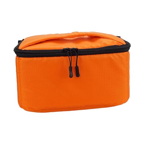 MagiDeal Angelrolle Tasche Angelrolle Fall Schutzhülle Abdeckung Handtasche Aufbewahrungstasche Angelgerät Organizer Baitcastingrolle, Orange von MagiDeal