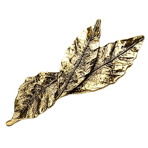 MagiDeal Damen Haarnadel Vintage Blatt Feder Haarspange aus aus Barrette, Antike Bronze von MagiDeal