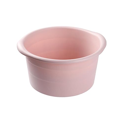 MagiDeal Fußmassagebecken, Fußbadewanne, stabil, vielseitig einsetzbar, mit konvexen Punkten und Griffen auf beiden Seiten, Pediküre, 27,5 x 19 cm, für Damen, ROSA von MagiDeal