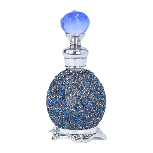 MagiDeal Glas-Parfümflaschen, Strasssteine, Mehrzweck-Glas-Reiseflasche, 15 ml, leerer Parfümspender für Frauen, Hochzeitsgeschenke, Souvenir, Blau MagiDeal Glas-Parfümflaschen, Strasssteine, Mehrzweck-Glas-Reiseflasche, 15 ml, leerer Parfümspender für Frauen, Hochzeitsgeschenke, Souvenir, Blau von MagiDeal