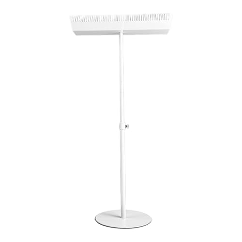 MagiDeal Haarerweiterungsstand Organizer für Salon Shop Compact Leichtweiß Perücken -Displayhalter Rack zum Flechtenwebenglättung, Weiß von MagiDeal